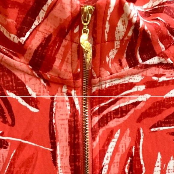 Pappagallo Half Zip Funnel Neck Long Sleeve Top (NWT) (Size: Medium) - Picture 5 of 7